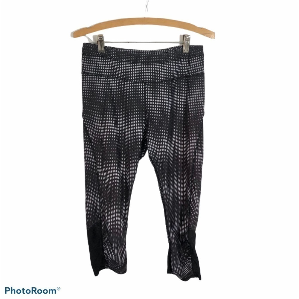 Kyodan Stretch Leggings Medium Black Gray Women’s